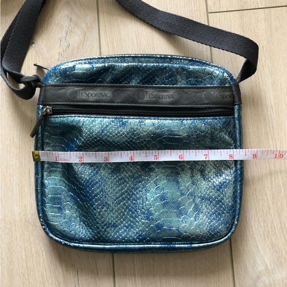 Lesportsac Light Blue Metallic Shoulder Bag - Picture 5 of 8